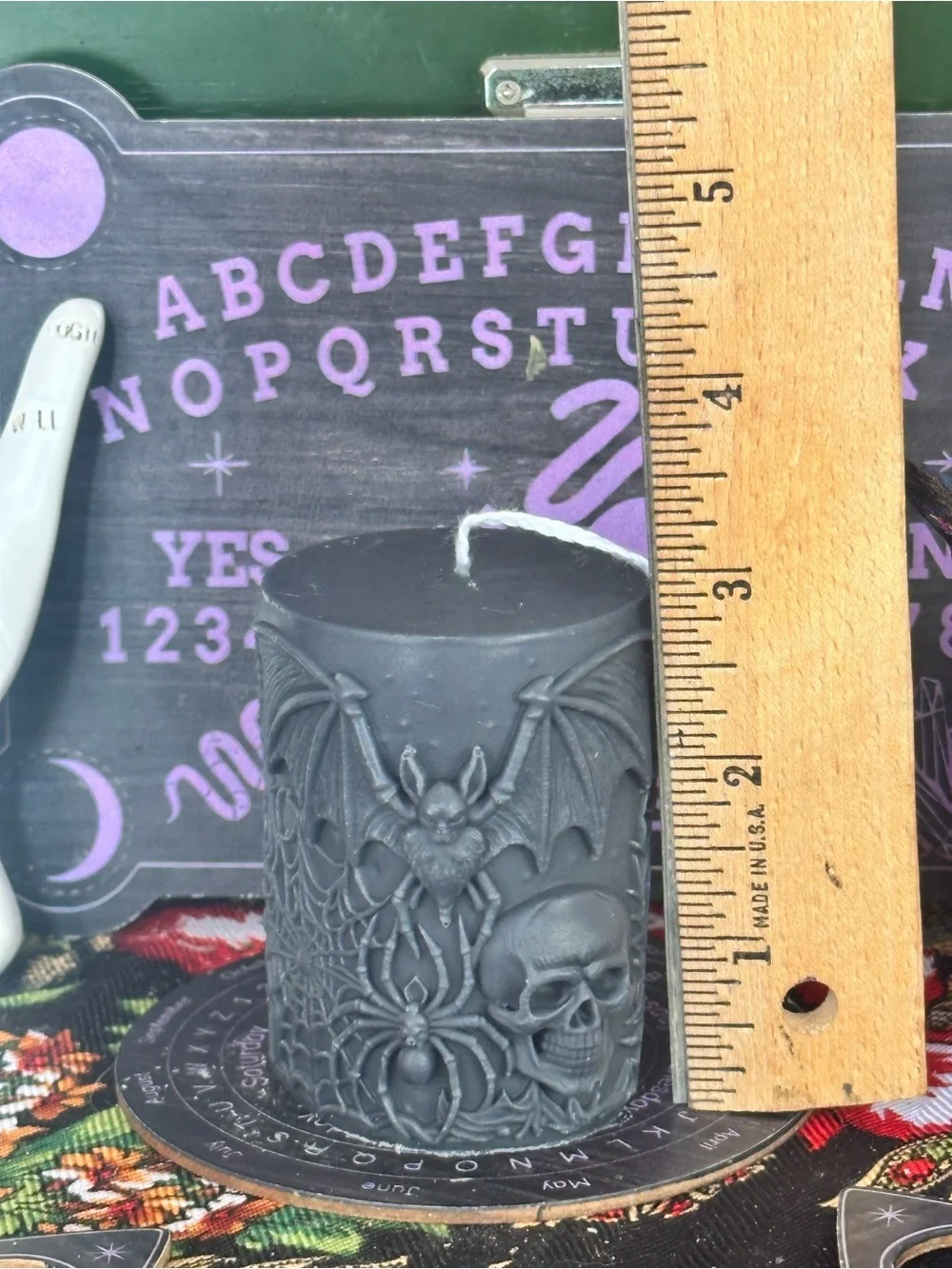 Midnight Crypt Pillar Candle
